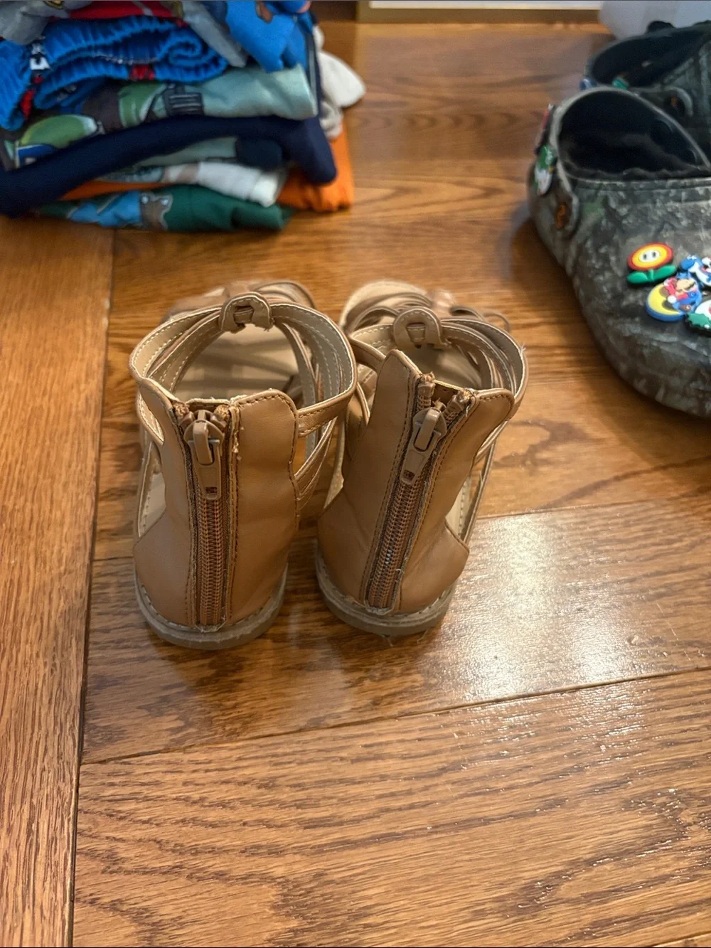 Tucker + Tate Tan Multi-Strap Gladiator Sandals